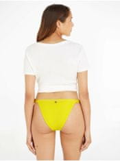 Tommy Hilfiger Žlutý dámský spodní díl plavek Tommy Hilfiger Underwear XL