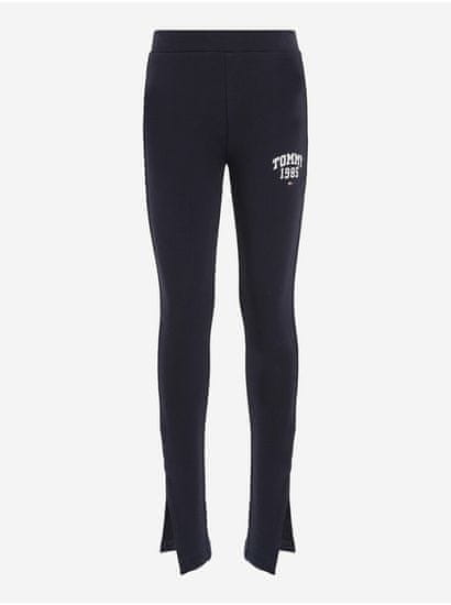 Tommy Hilfiger Tmavě modré holčičí legíny Tommy Hilfiger Tommy Varsity  Legging