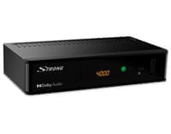 DVB-T/T2 set-top-box SRT 8215/ s displejem/ Full HD/ H.265/HEVC/ PVR/ EPG/ USB/ HDMI/ LAN/ SCART/ černý