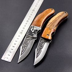 IZMAEL Outdoorový skládací nůž-20,5/12cm/hnědá KP25903