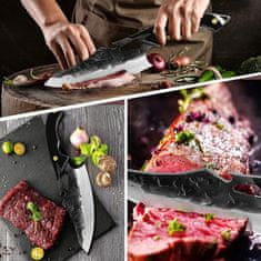 IZMAEL Kuchyňský sekací nůž Hirosaki-Černá KP25902
