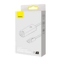 BASEUS Lite adaptér USB / RJ-45, černý