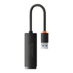 BASEUS Lite adaptér USB / RJ-45, černý