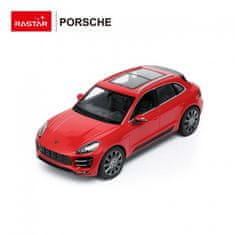 Rastar Rastar RC auto Porsche Macan Turbo 1:14 červená