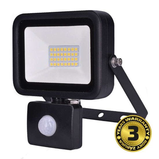 Solight LED reflektor PRO se senzorem, 30W, 2760lm, 5000K, IP44