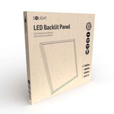Solight LED světelný panel Backlit, 40W, 3600lm, 4000K, Lifud, 60x60cm, 3 roky záruka, bílá barva