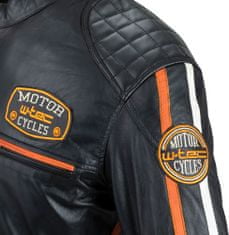 W-TEC Pánská kožená moto bunda Sheawen Classic (Velikost: 4XL, Barva: černá)