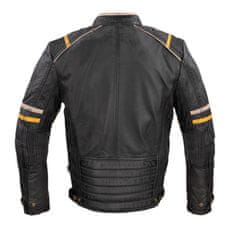 W-TEC Pánská kožená moto bunda Traction (Velikost: 3XL, Barva: černá)