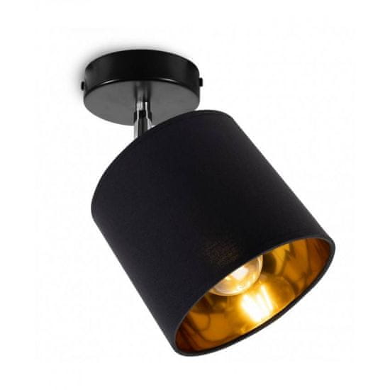 LIGHT FOR HOME Moderní nástěnné světlo GAMA 2125KP/CZ, 1x40W, E14, Černá