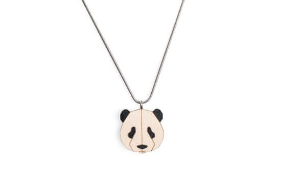 BeWooden Dámský dřevěný přívěsek na krk Panda Pendant