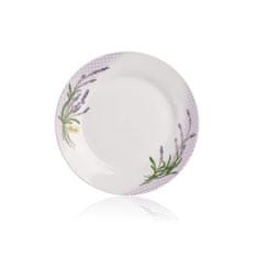 Banquet Talíř porcelánový dezertní LAVENDER 19 cm, sada 6 ks