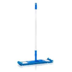 BRILANZ Mop plochý žinylkový s teleskopickou tyčí 120 cm, tmavě modrý