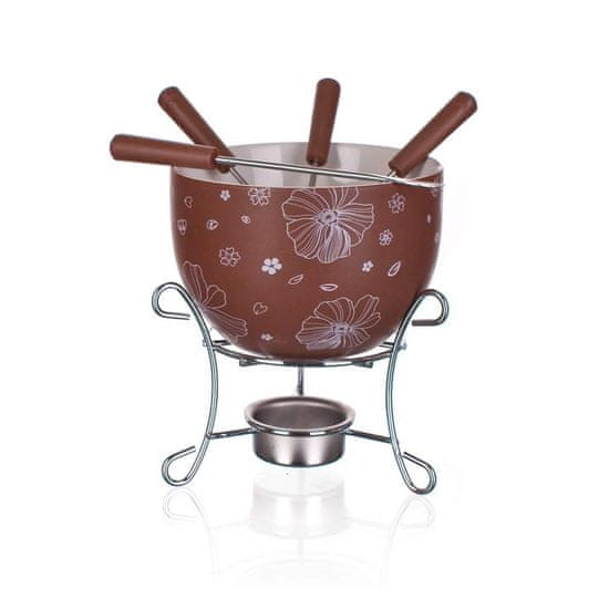 Banquet Sada fondue na čokoládu CHOCO BLOSSOMS, 6 ks, sada 2 ks