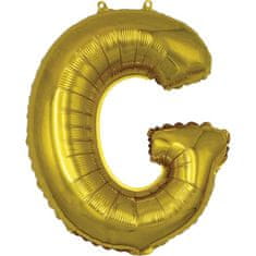 Banquet Balónek nafukovací foliový písmeno G, MY PARTY, výška 30 cm, sada 12 ks