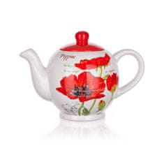 Banquet Konvice keramická RED POPPY 1200 ml, OK, sada 2 ks