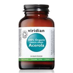 VIRIDIAN nutrition Acerola, Organic (Malpígie Bio), 50 g