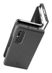 CellularLine Ochranný kryt Cellularline Fit Duo pro Samsung Galaxy Z Fold4, PU kůže, černý
