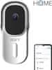 iGET HOME Doorbell DS1 White - WiFi bateriový videozvonek, FullHD, obousměrný zvuk, CZ aplikace