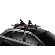 Thule Střešní nosič lyží a snowboardů SnowPack L Black - na 6 párů lyží / 4 snowboardy / aluminium / uzamykací