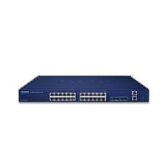 Planet SGS-5240-24T4X L3 switch, 24x1Gb, 4x10Gb SFP+, HW/IP stack, fanless