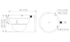 Dahua IP kamera IPC-HDBW1230DE-SW/ Dome/ Wi-Fi/ 2Mpix/ objektiv 2,8mm/ H.265/ krytí IP67+IK10/ IR 30m/ ONVIF/ CZ app