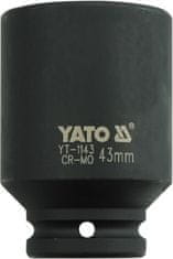 YATO Nástavec 3/4" rázový šestihranný hluboký 43 mm CrMo