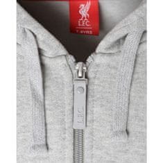 Fan-shop Dětská mikina LIVERPOOL FC Zip grey Dětská: 7-8 let