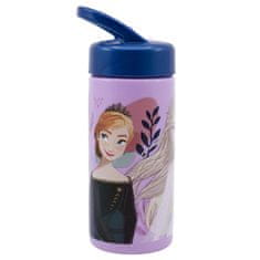 Stor Plastová láhev s výsuvnou brčkom DISNEY FROZEN, 410ml, 74231