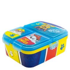 Stor Dělený plastový box na svačinu XL, PAW PATROL Blue, 74699