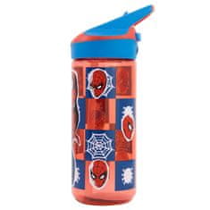 Stor Plastová láhev s výsuvným brčkem SPIDERMAN, Tritan 620ml, 74797