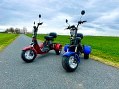 Leramotors Elektrická tříkolka Leramotors SCOOTERS C5 1000W - červená