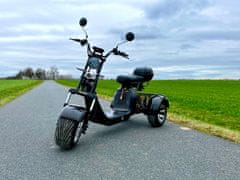 Leramotors Elektrická tříkolka Leramotors SCOOTERS C5 1000W - černá