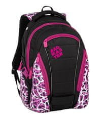 Bagmaster Studentský batoh BAG 9 C PURPLE/WHITE/BLACK