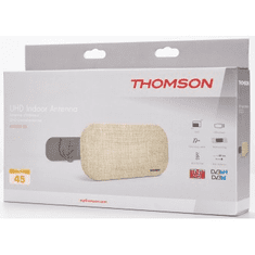 Thomson ANT1539 aktivní pokojová TV anténa, textilní povrch, béžová