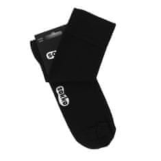 SOKKO 3x Pánské dlouhé bambusové ponožky 45-47 - černá