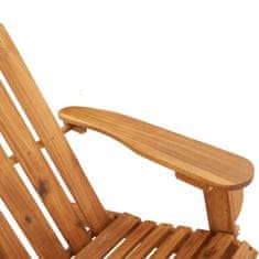 Greatstore Zahradní křeslo Adirondack s poduškami masivní akáciové dřevo