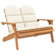 Greatstore 3dílná sada zahradního nábytku Adirondack masivní akácie