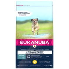 IAMS EUKANUBA Adult Small & Medium Breed Grain Free Chicken 3 kg