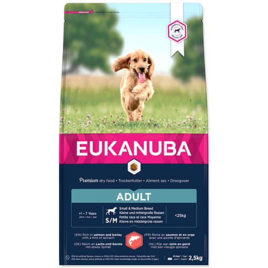 IAMS EUKANUBA Adult Small & Medium Breed Salmon 2,5 kg