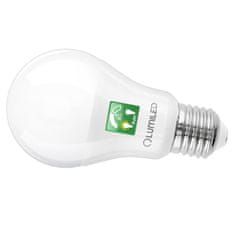 LUMILED LED žárovka E27 A60 10W = 75W 1055lm 3000K Teplá bílá 200° se senzorem pohybu a soumraku