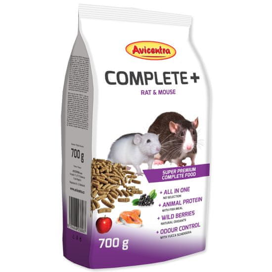 Avicentra Krmivo COMPLETE+ pro potkany a myši 700 g