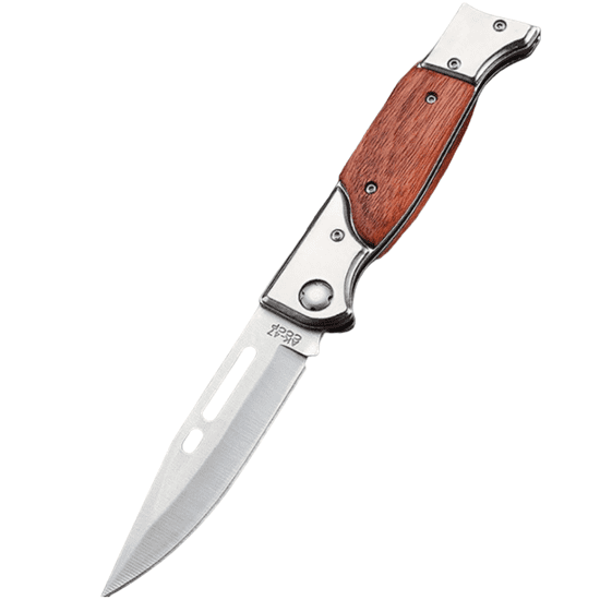IZMAEL Outdoorový skládací nůž AK47-Hnědá KP25906