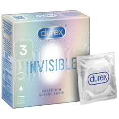 Durex Durex Invisible pro větší intimitu 3 ks.