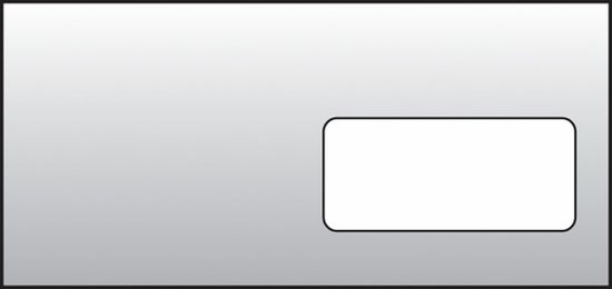 KRKONOŠSKÉ OBÁLKY Obálky DL recyklované s okénkem - okénko vpravo / 1000 ks