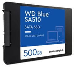 WD SSD BLUE SA510 500GB / S500G3B0A / SATA III / Interní 2,5" / 7mm