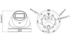 Hikvision HiWatch IP kamera HWI-T641H-Z(C)/ Turret/ 4Mpix/ objektiv 2,8-12mm/ H.265+/ krytí IP67/ IR až 30m/ kov+plast