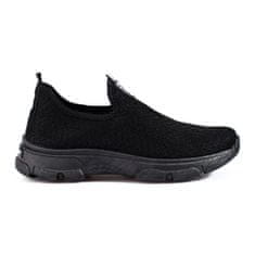 Černá sportovní obuv slip-on velikost 37