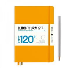 Aladine Zápisník Leuchtturm, A5, 120 g/m2, prázdný (203 listů) – oranžový