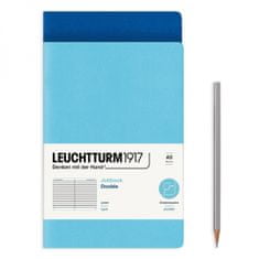 Aladine Notes Leuchtturm, A5, linkovaný (sada 2 ks) – modrý