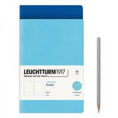 Aladine Notes Leuchtturm, A5, prázdný (sada 2 ks) – modrý